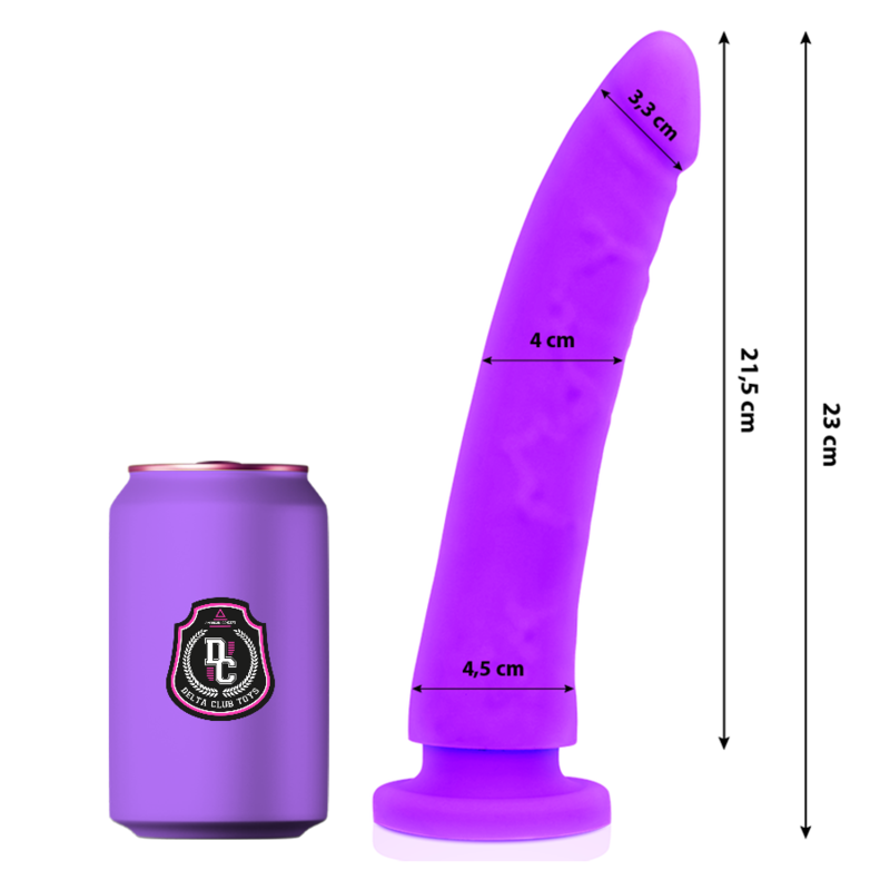 DELTA CLUB – TOYS GODE MÉDICAL LILAS SILICONE 23 CM -O- 4.5 CM