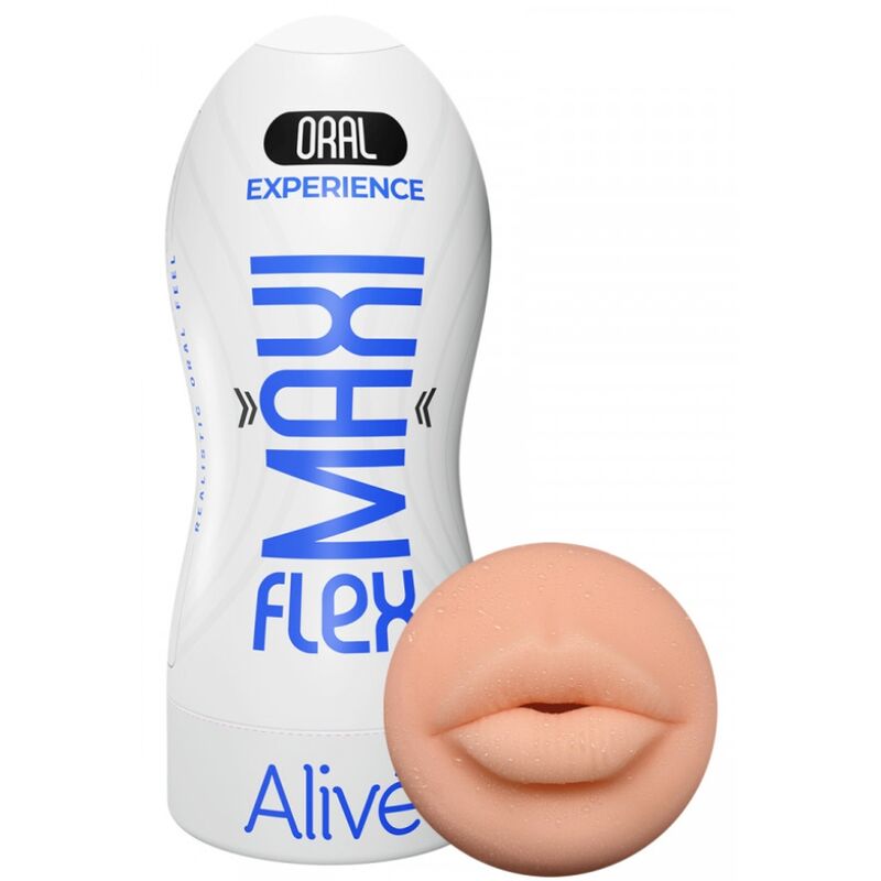 ALIVE – MASTURBADEUR MÂLE MAXI FLEX TAILLE ORAL L