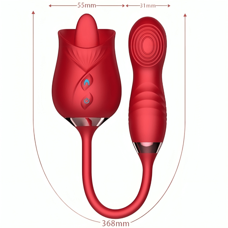 ARMONY – VIBRATEUR DE FLEUR DELIGHT  BUMPING AVEC LANGUE ROUGE