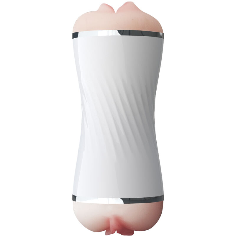 ARMONY – MASTURBATEUR DOUBLE VAGIN ET BOUCHE BLANC