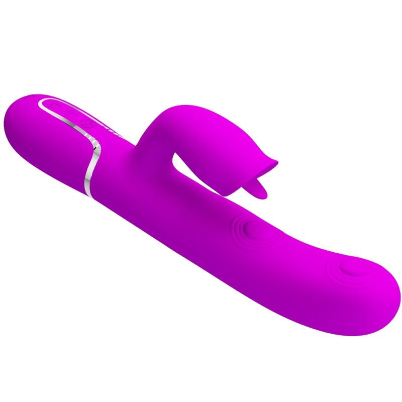 PRETTY LOVE – VIBRATEUR LAPIN À LÉCHER FUCHSIA