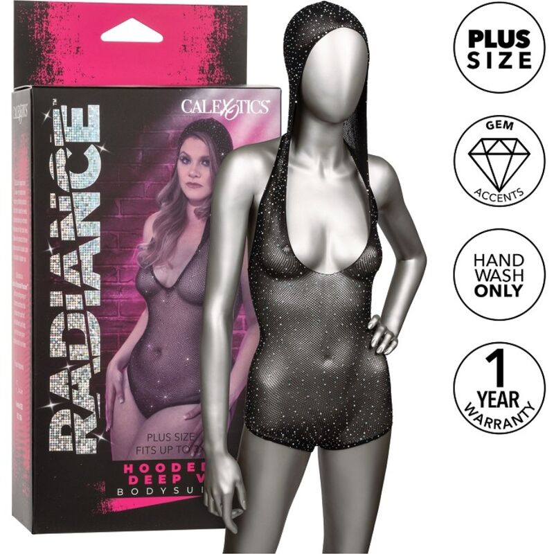 CALEXOTICS – RADIANCE BODY CAPUCHE EN V PROFOND GRANDE TAILLE