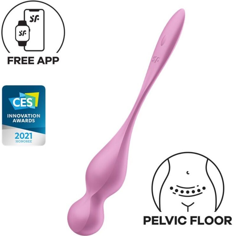 SATISFYER – BALLES VIBRANTES DE KEGEL LOVE BIRDS ROSE