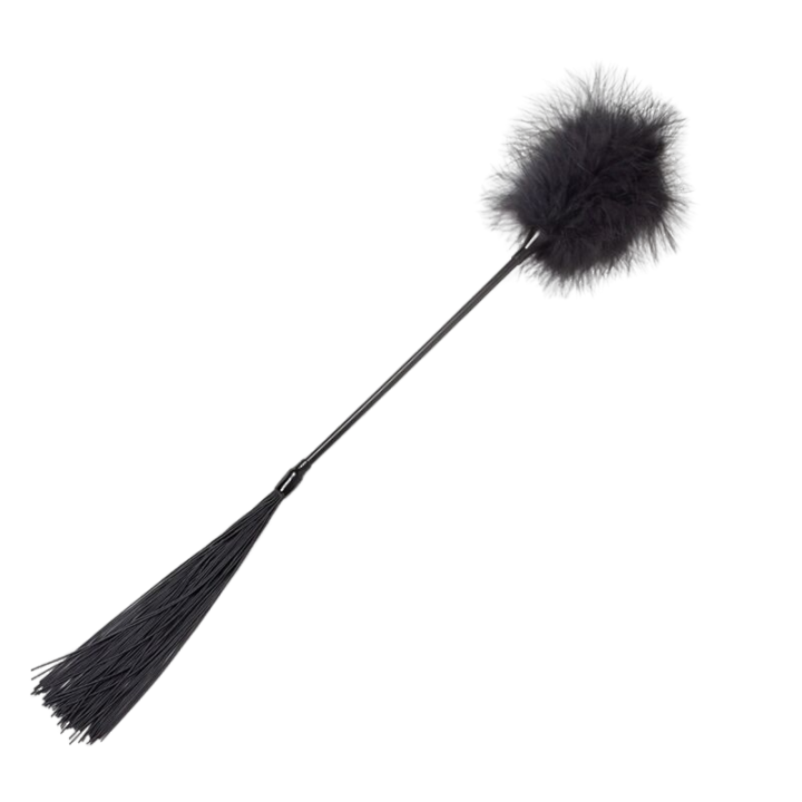 SECRET PLAY – DUSTER + FOUET NOIR