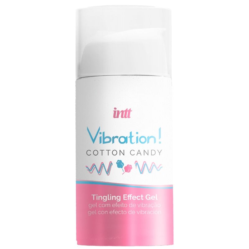 INTT – GEL VIBRATEUR LIQUIDE DE BARBE À PAPA PUISSANT STIMULANT INTIME 15 ML