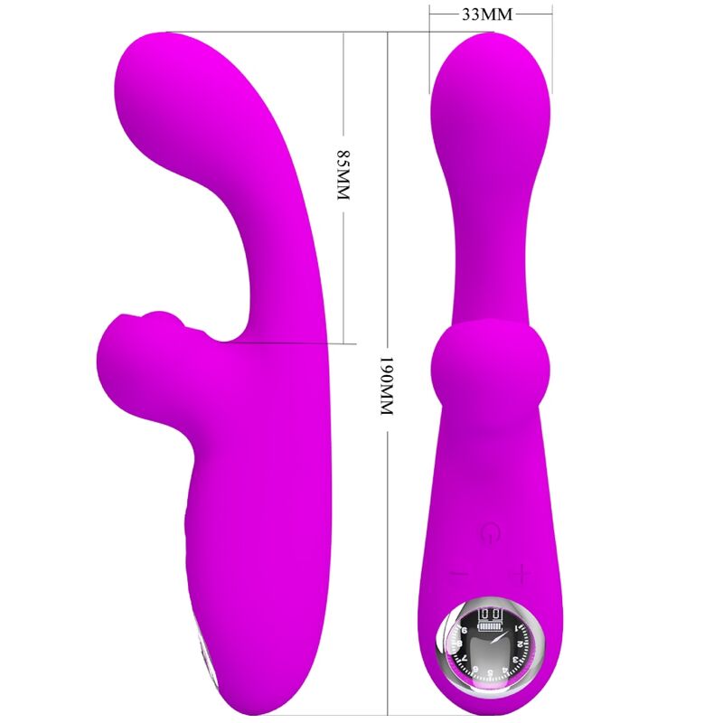 PRETTY LOVE – SKYLAR VIBRATEUR STIMULATEUR VIOLET