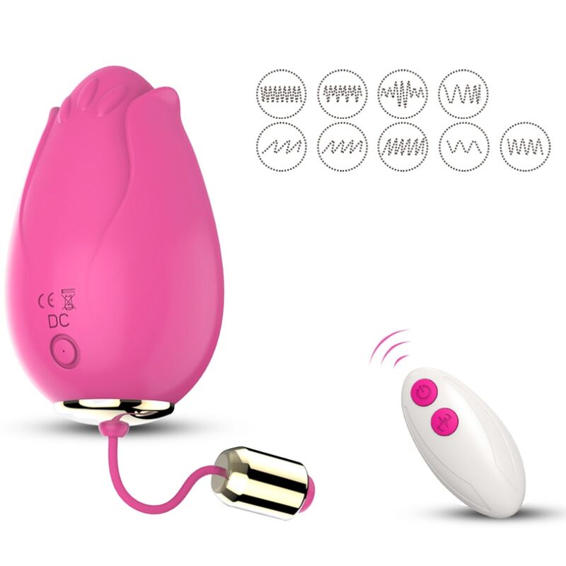 ARMONY – VIBRATEUR MANDALA EGG TÉLÉCOMMANDE G-SPOT FUCHSIA