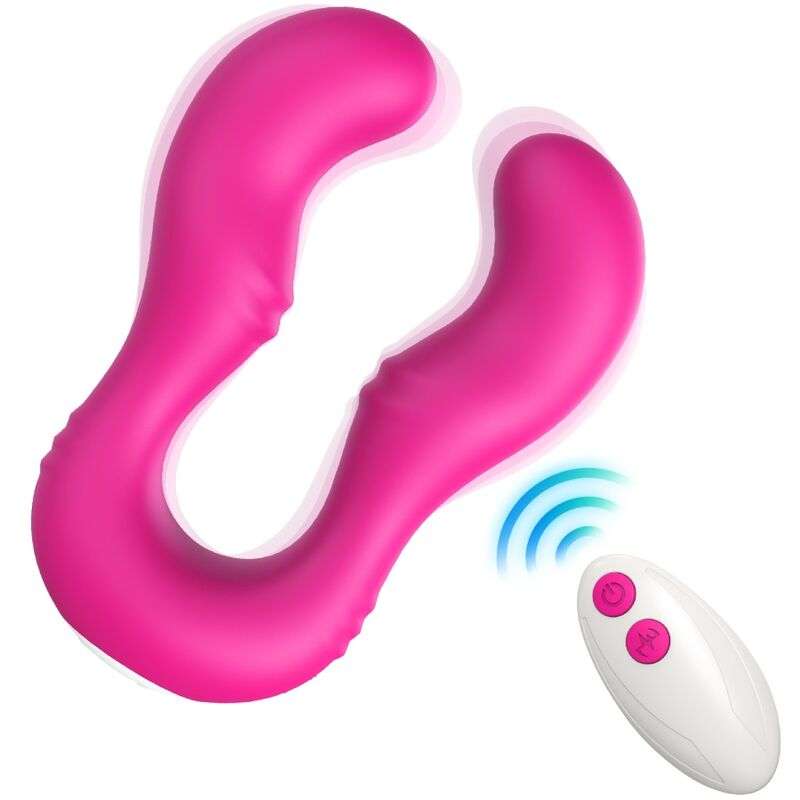 ARMONY – VIBRATEUR SERAPH DOUBLE TÉLÉCOMMANDE FUCHSIA