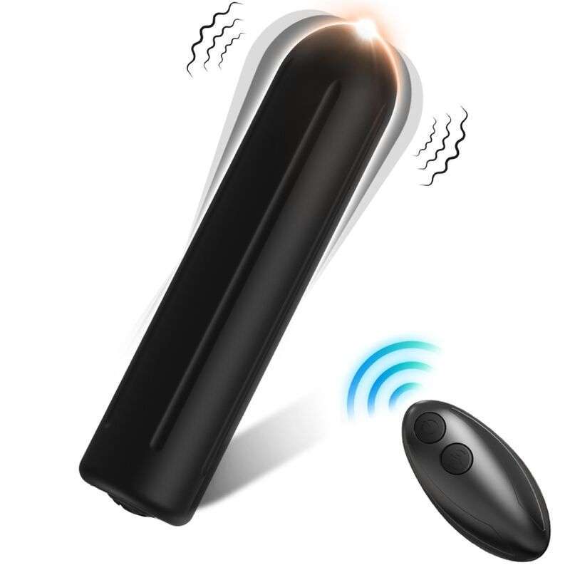ARMONY – WARHEAD VIBRATOR BULLET TÉLÉCOMMANDE NOIR 2 CM X 8.8 CM