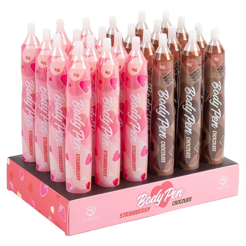 SECRET PLAY – PRÉSENTOIR STYLO CORPS 24 UNITÉS