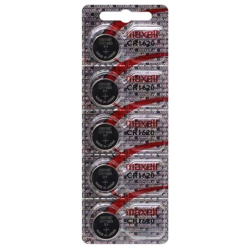 MAXELL – BATTERIE LITIO CR1620 3V 5UDS