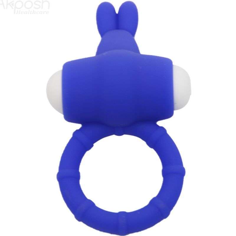 ARMONY – MS BUNNY ANNEAU VIBRATEUR SILICONE BLEU