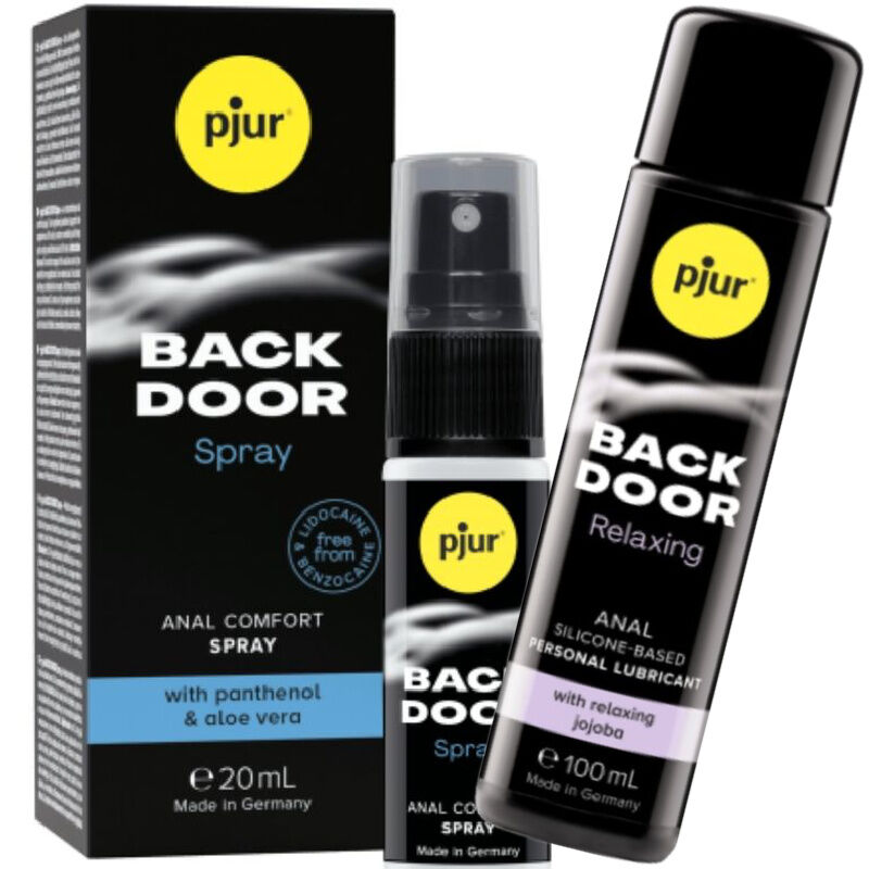 PJUR – BACK DOOR ENSEMBLE DE LUBRIFIANT ANAL ET SPRAY