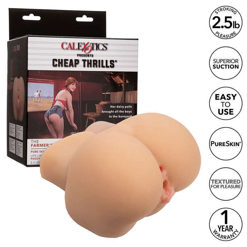 CALEXOTICS – LA FILLE DU FERMIER DOUBLE MASTURBATEUR RÉALISTE CHAIR