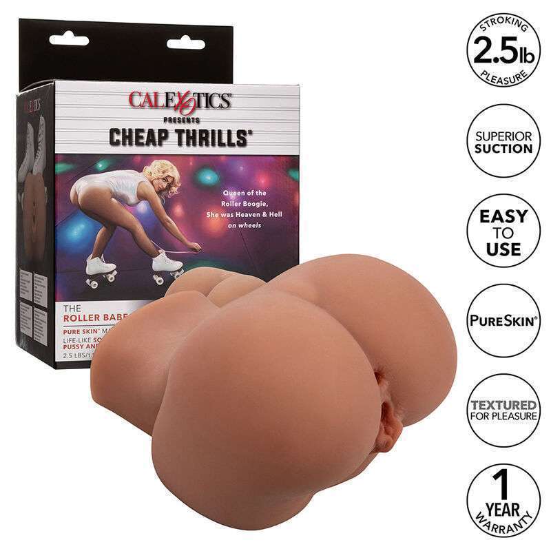 CALEXOTICS – THE ROLLER BABE LE MASTURBATEUR DOUBLE RÉALISTE FLESH