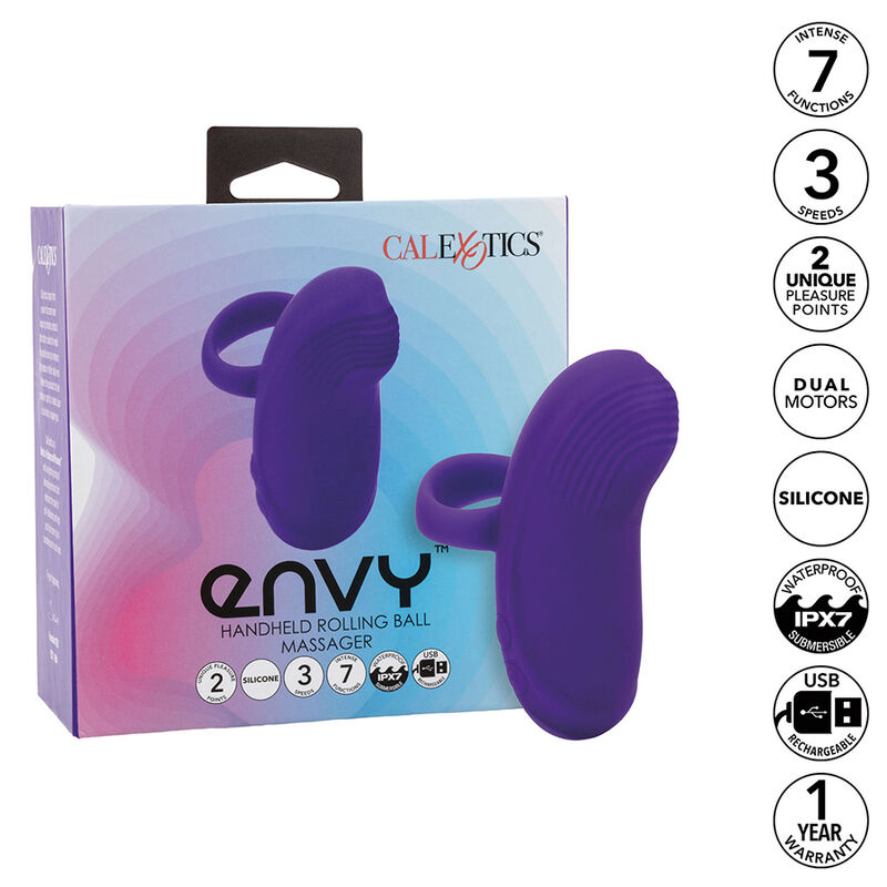 CALEXOTICS – ENVY MASSEUR À BILLE PORTABLE 7 VIBRATIONS VIOLET