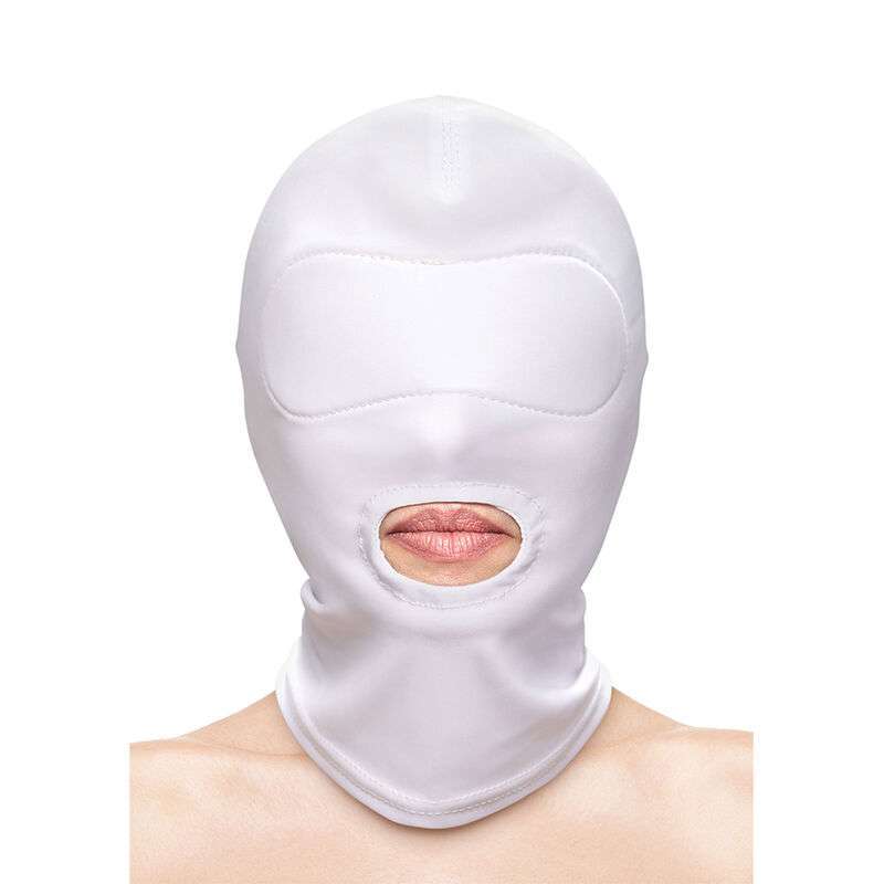 NS NOVELTIES – FETISH  FASHION CAGOULE BOUCHE NYLON BLANC