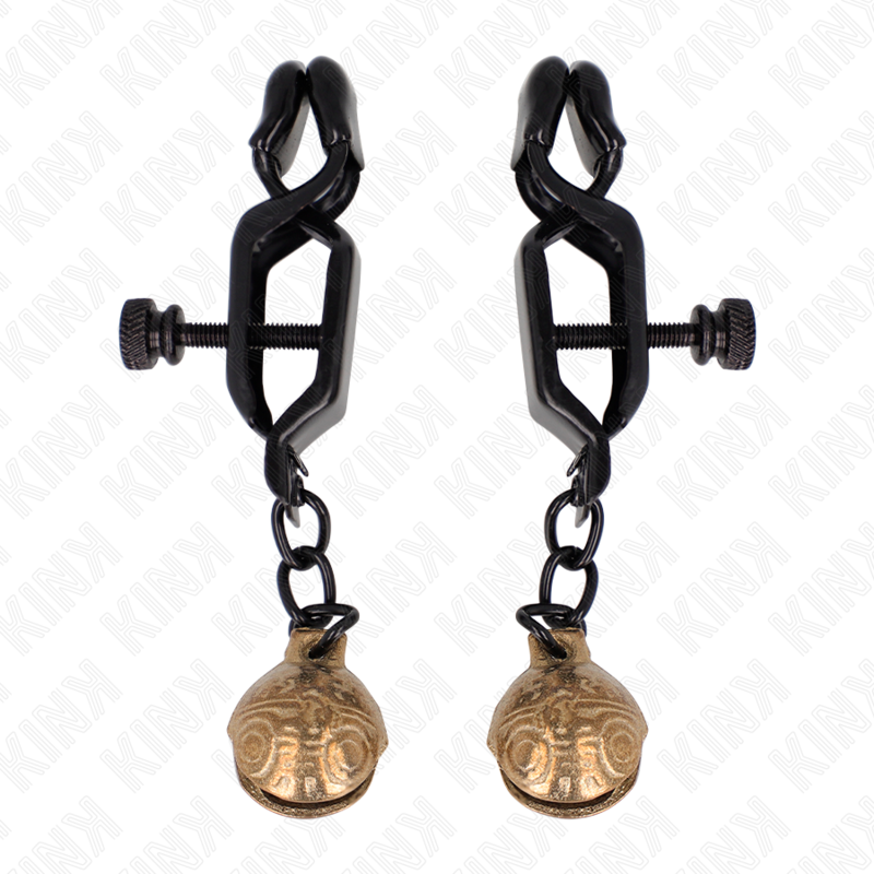 KINK – PINCES À METELONS STYLE CLOCHE NOIR 7 CM
