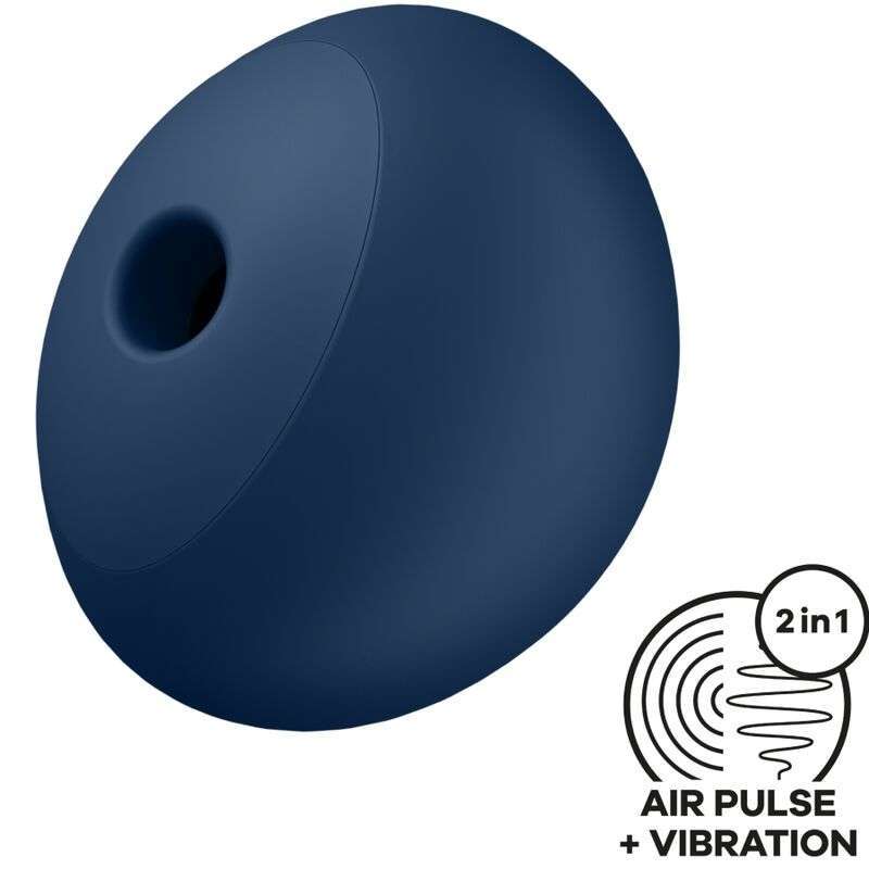 SATISFYER – AIR POWER 4 STIMULATEUR  VIBRATEUR 12 VIBRATIONS BLEU