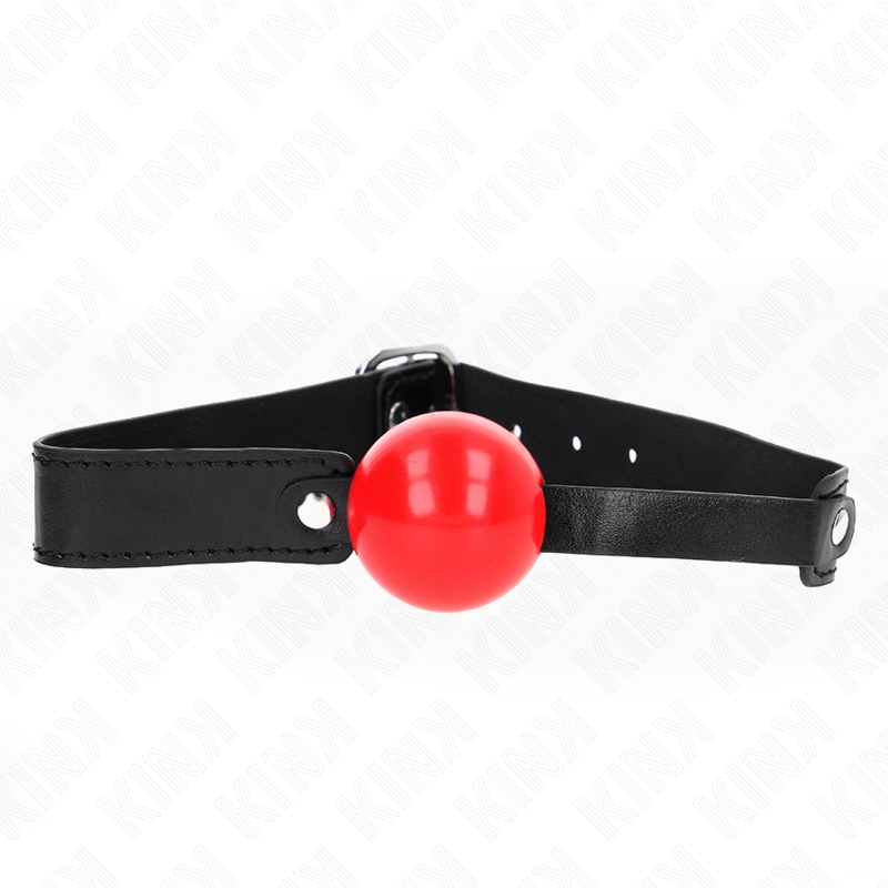KINK – BALLE TPE SOUPLE 4 CM GAG MODÈLE 1 66 x 2,5 CM RÉGLABLE 41-61 CM
