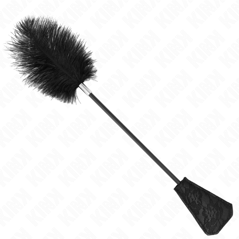 KINK – PLUMES DAUTRUCHE POUR TICKLE AVEC PALETTE DENTELLE 56 CM
