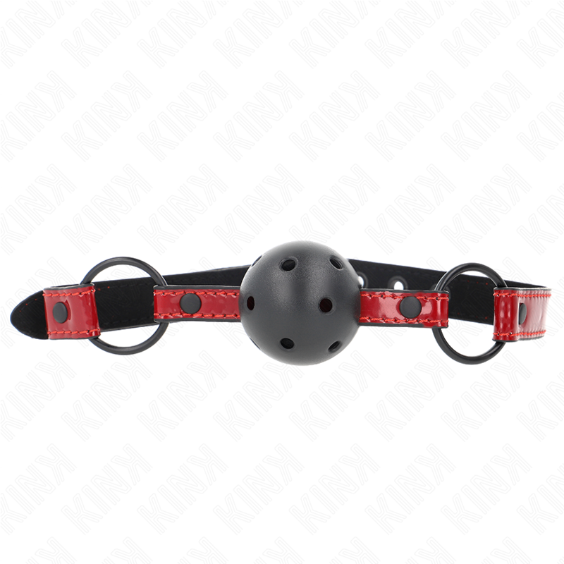 KINK – BOULE EN CUIR BRILLANT 4,5 CM BAG 63,5 X 2 CM AJUSTABLE 41 X 59 CM