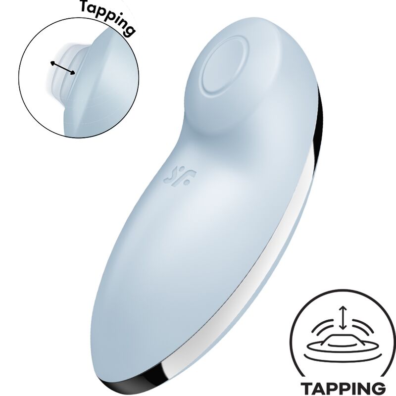 SATISFYER – TAP  CLIMAX 2 VIBRATEUR  STIMULATEUR BLEU