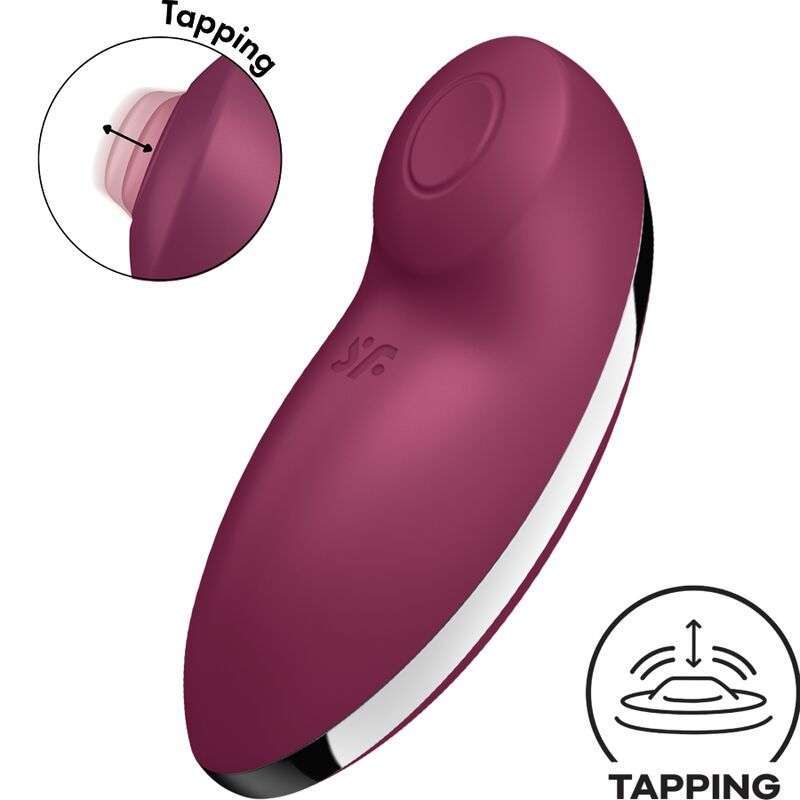 SATISFYER – TAP  CLIMAX 2 VIBRATEUR  STIMULATEUR ROUGE
