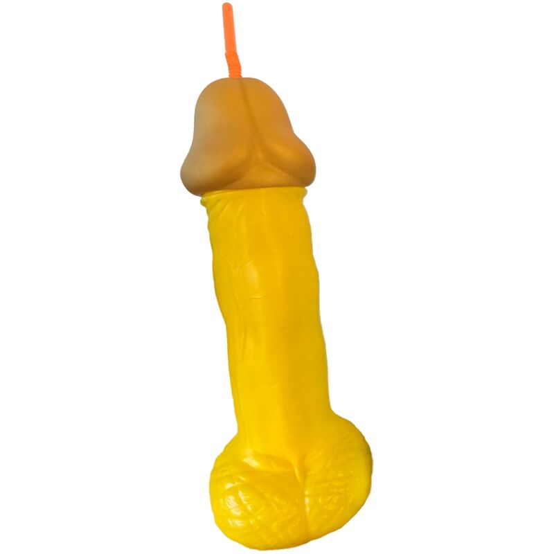 DIABLO PICANTE – COUPE PÉNIS EN PLASTIQUE JAUNE