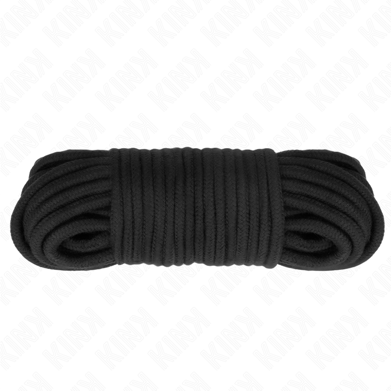 KINK – CORDE EN COTON 20 MÈTRES NOIR