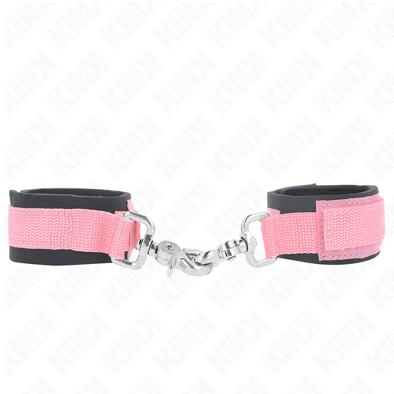 KINK – APPUI-POIGNETS RÉGLABLES EN NÉOPRÈNE ROSE RÉGLABLE 22-34 CM