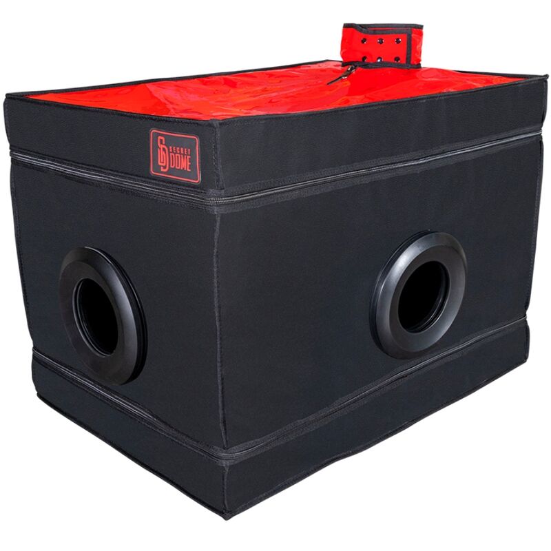 SECRET DOME – KINK CLUB LA NICHE CABINE NOIR ET ROUGE