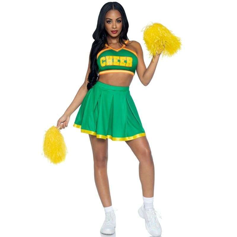 LEG AVENUE – COSTUME POM-POM GIRLS VERT S/M