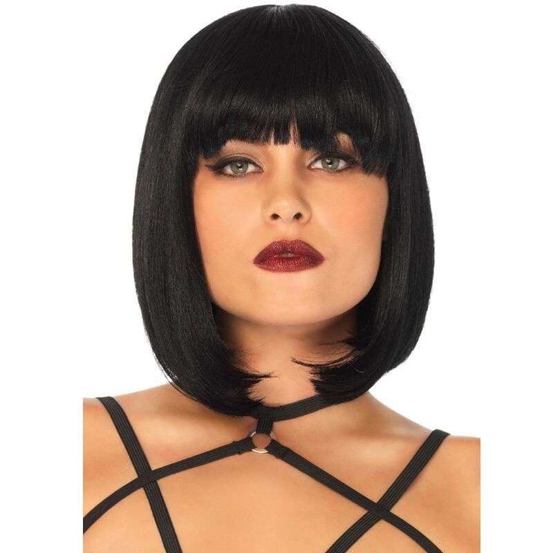 LEG AVENUE – PERRUQUE BOB COURTE NATURELLE NOIRE