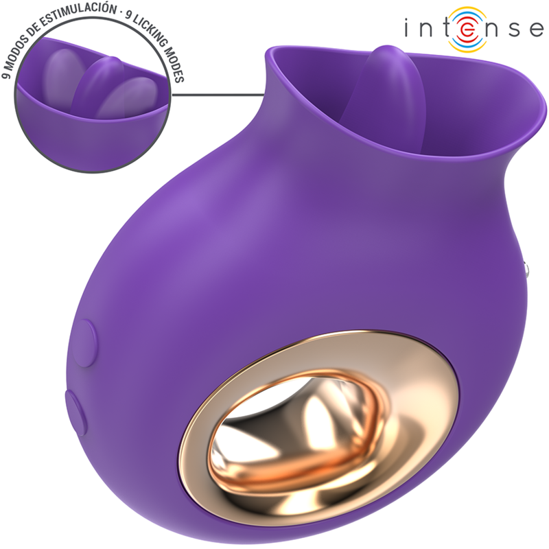 INTENSE – TULI STIMULATEUR CLITORIS 9 VIBRATIONS  9 OSCILLATIONS VIOLET