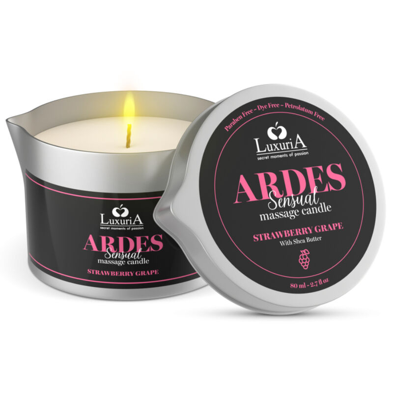 INTIMATELINE LUXURIA – BOUGIE DE MASSAGE AU RAISIN