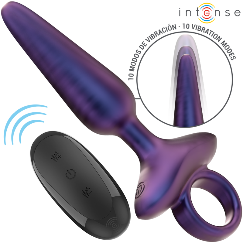 INTENSE – MARLON PLUG ANAL VIBRANT MODÈLE 4 TÉLÉCOMMANDE