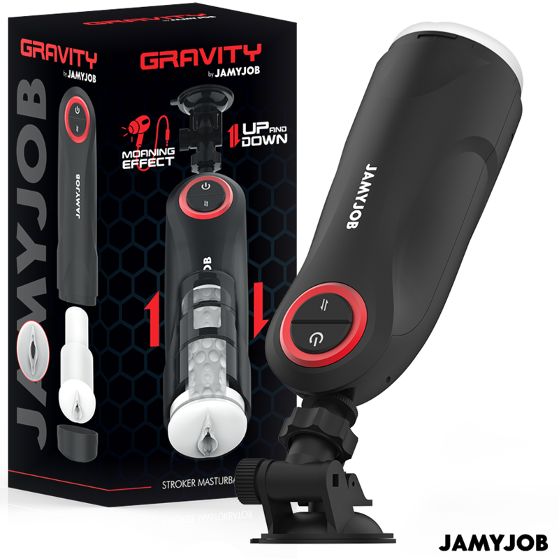 JAMYJOB – MASTURBATEUR VAGIN AUTOMATIQUE PAR GRAVITÉ 5 MODES DASPIRATION