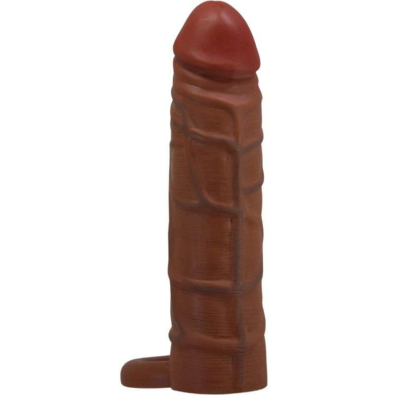 PRETTY LOVE – MANCHON DE PÉNIS KAILE AVEC EXTENSION DE 2,5 CM MULATTO
