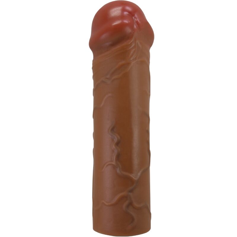 PRETTY LOVE – MANCHON DE PÉNIS NILE AVEC EXTENSION DE 2,5 CM MULÂTRE