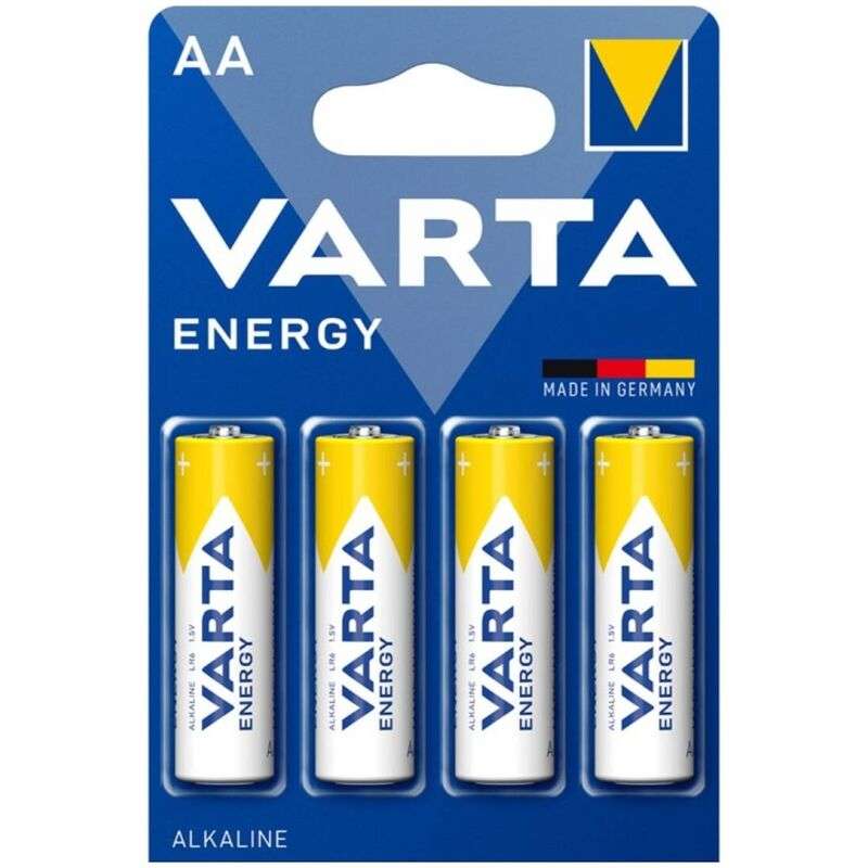 VARTA – PILE ALCALINE ENERGY AA LR6 BLISTER*4