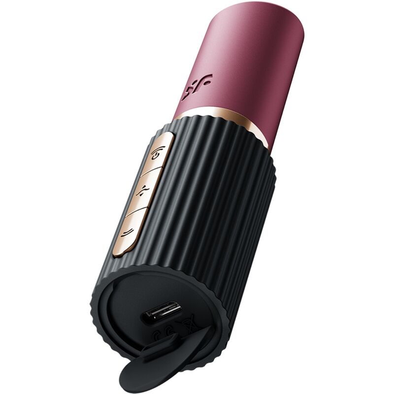 SATISFYER – STIMULATEUR DE CLITORIS PRO 2 KISS WAVE GRENAT / NOIR
