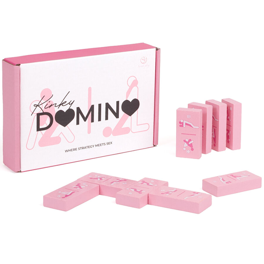 SECRETPLAY – JEU DE DOMINOS EN BOIS KINKY