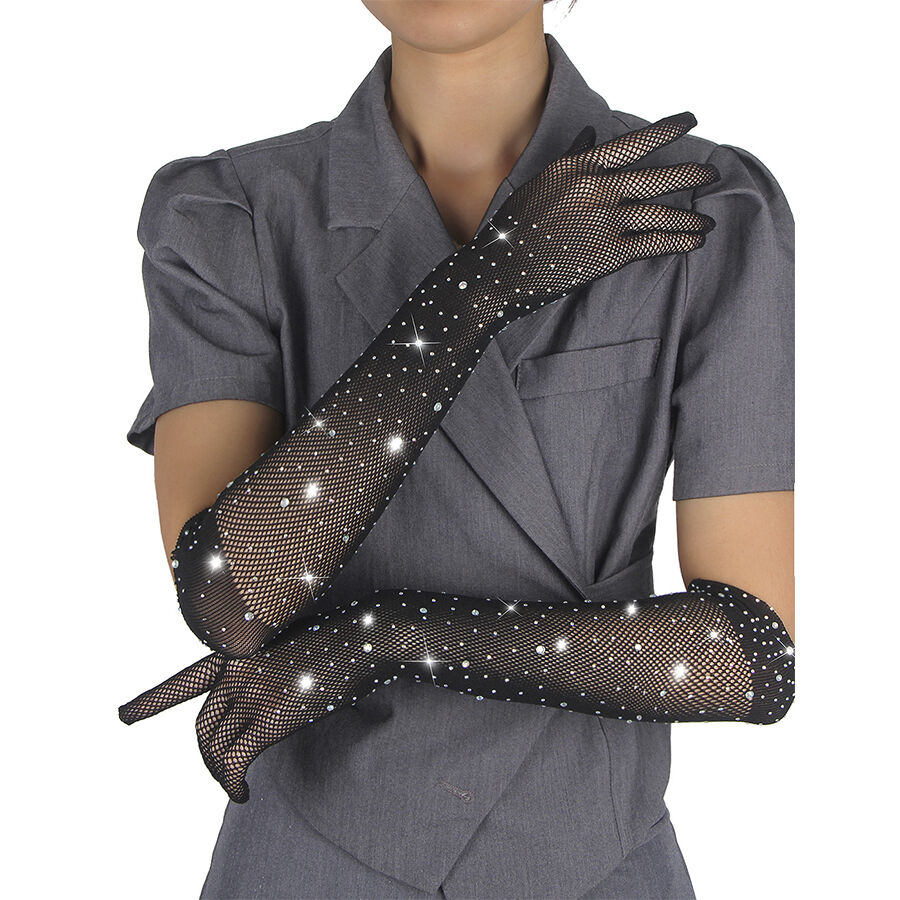 SUBBLIME – 957469GANTS SHINE TRANSPARENTS NOIRS S/M