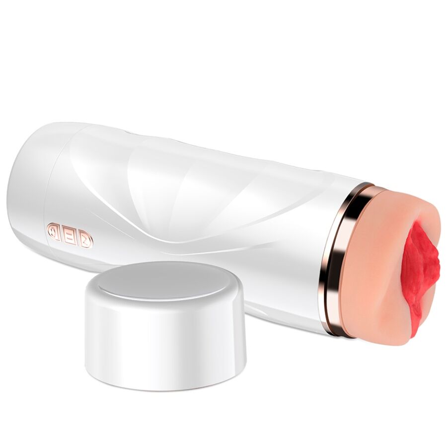 SHEQU – MASTURBATEUR VAGIN RILEY AVEC VIBRATIONS ET ONDES STIMULANTES