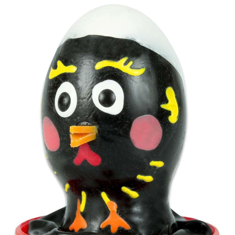 CONDOMERIE – PRÉSERVATIFS FANTAISIE PEINTS À LA MAIN POULET NOIR