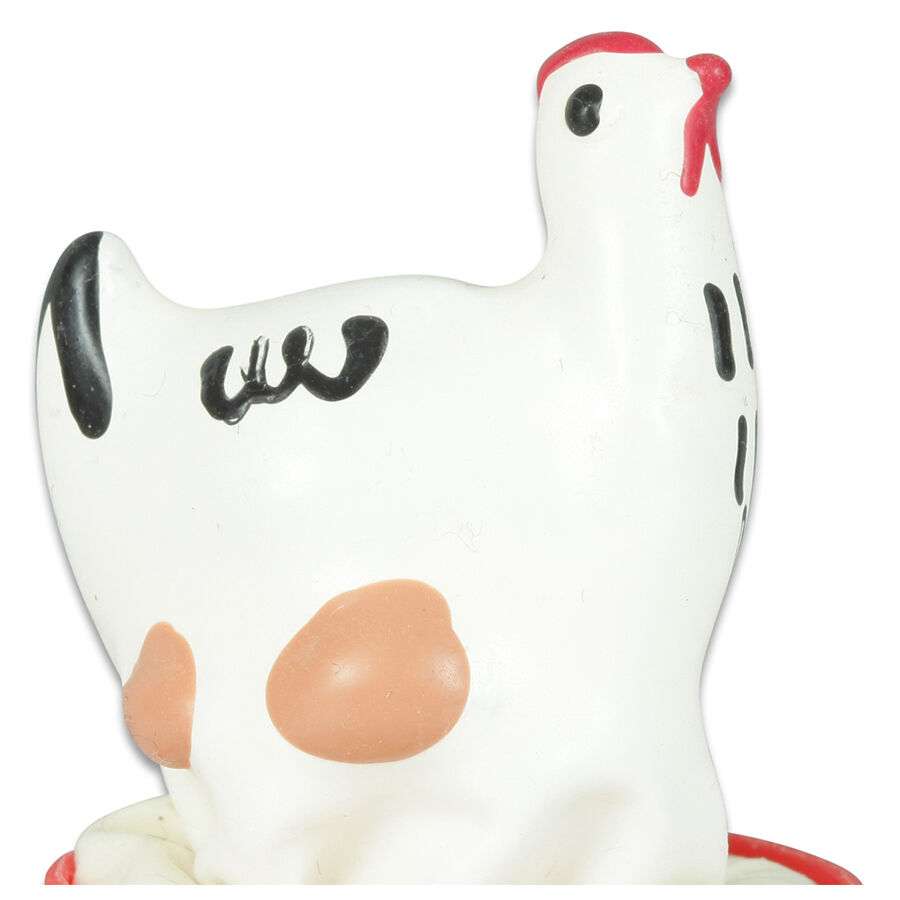 CONDOMERIE – PRÉSERVATIFS FANTAISIE PEINTS À LA MAIN POULET BLANC