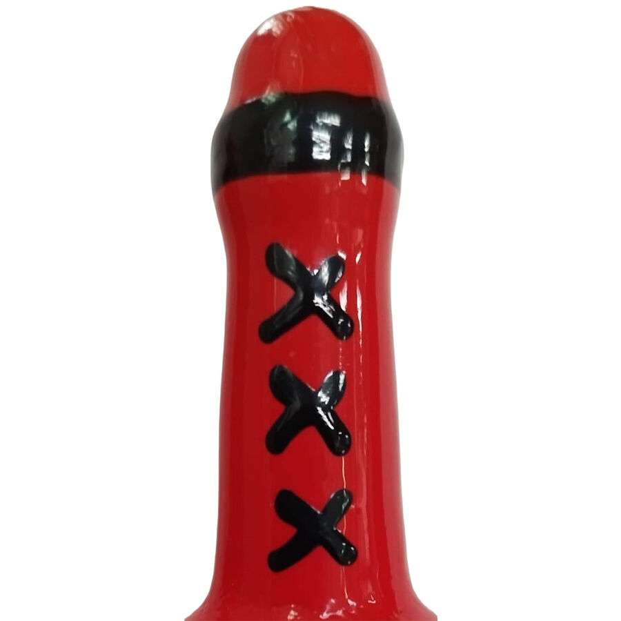 CONDOMERIE – PRÉSERVATIFS FANTAISIE PEINTS À LA MAIN AMSTERDAM ROUGE