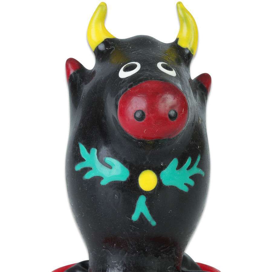 CONDOMERIE – PRÉSERVATIFS FANTAISIE PEINTS À LA MAIN TAUREAU NOIR MODÈLE 1