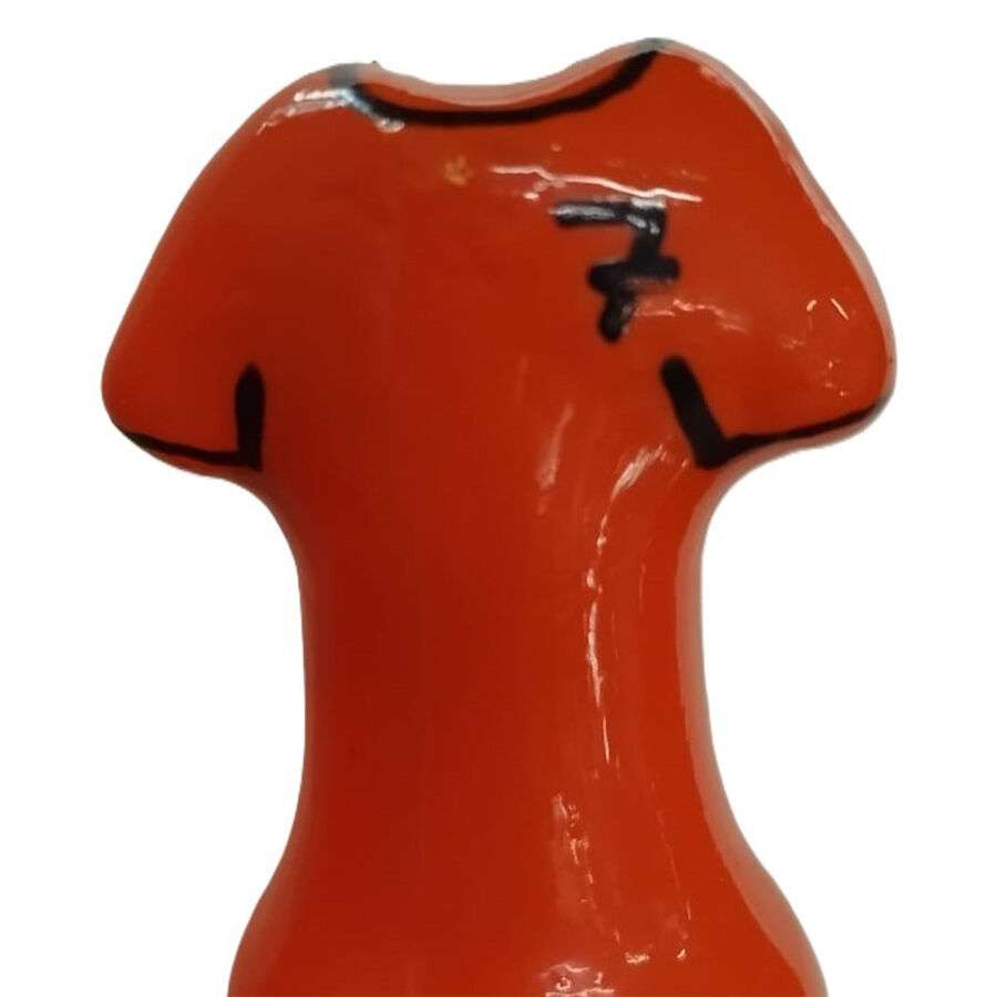 CONDOMERIE – PRÉSERVATIFS FANTAISIE PEINTS À LA MAIN T-SHIRT ORANGE